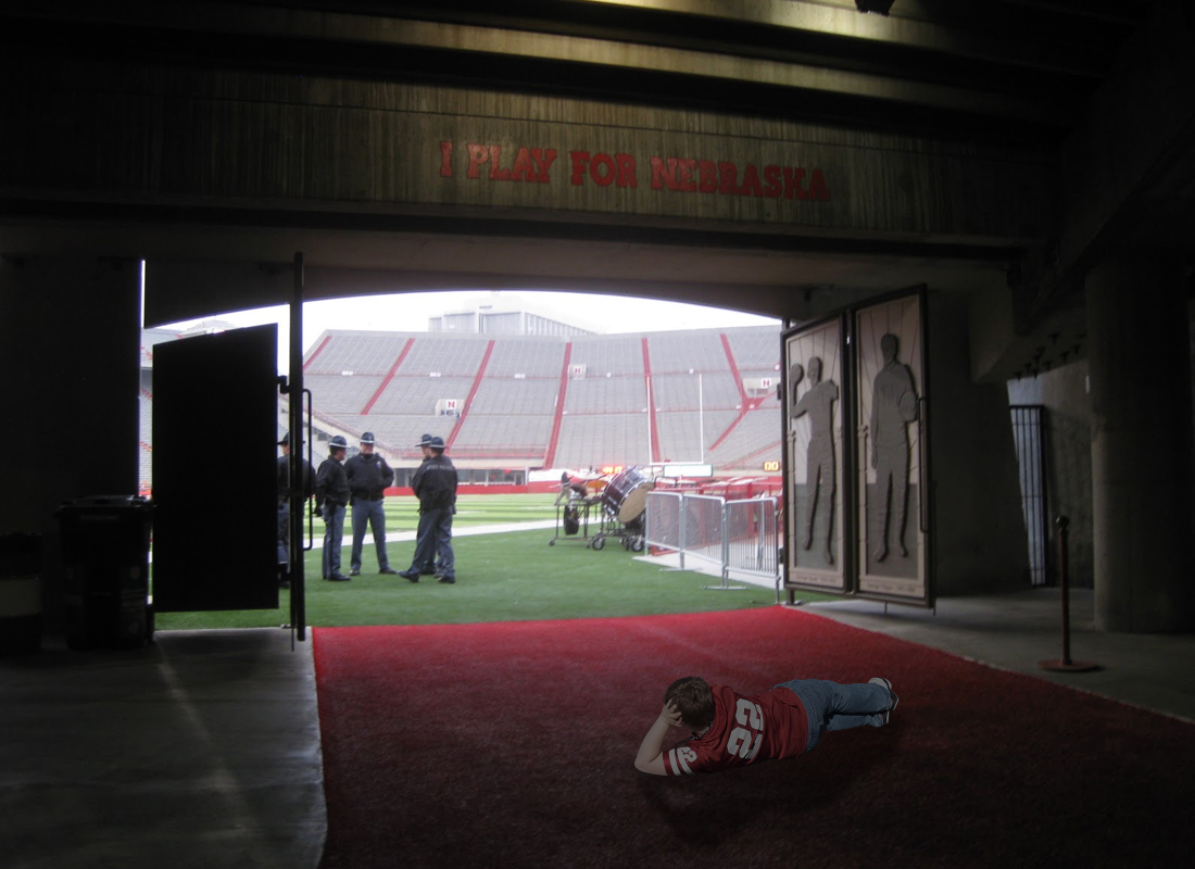 Laid-back Husker kid